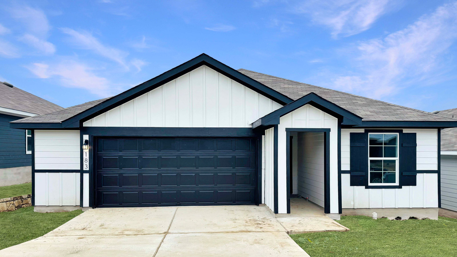 Exterior image of the Gaven floorplan at Talavera in Kyle, TX.