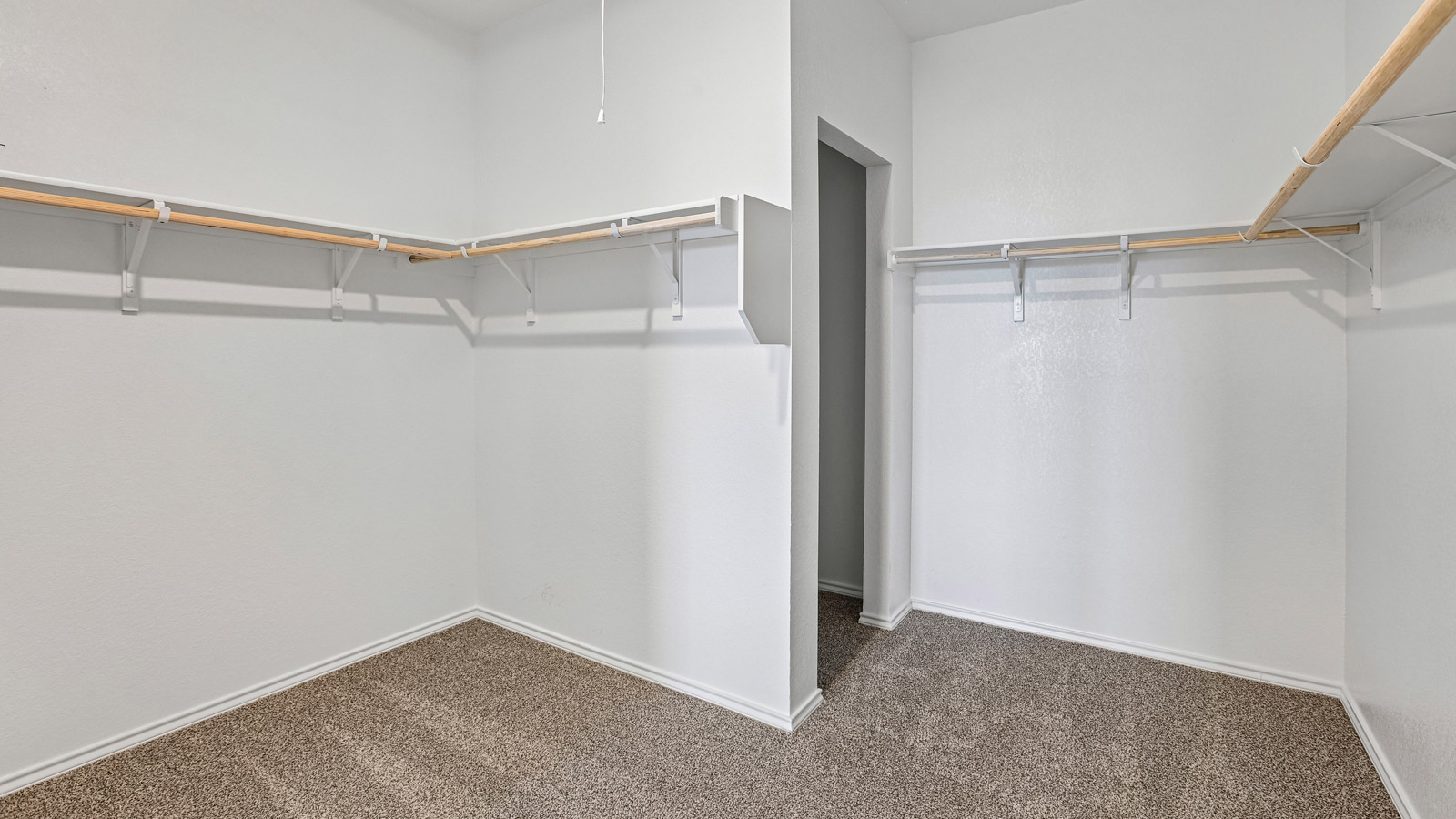 Walk-in closet.