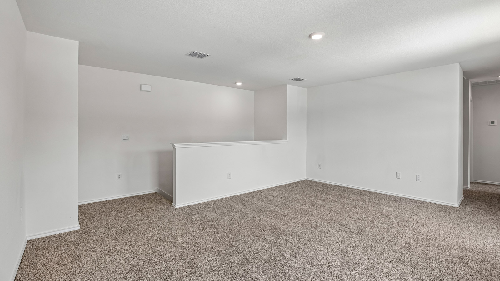 Upstairs game room.