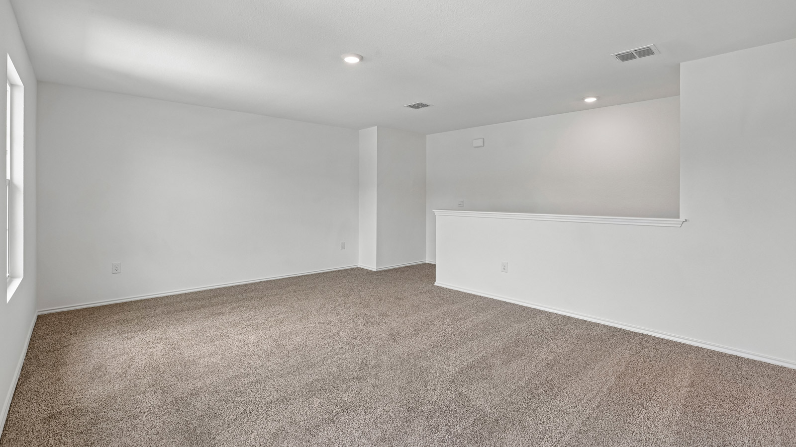 Upstairs game room.