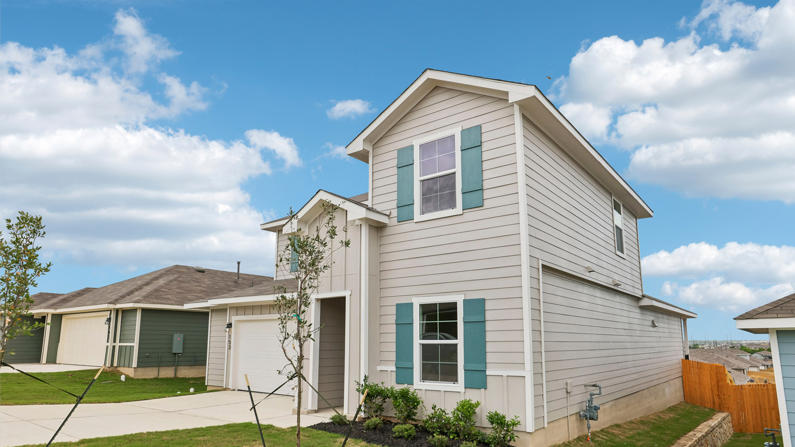 Exterior of 153 Balmorehea Street at Talavera in Kyle, TX.