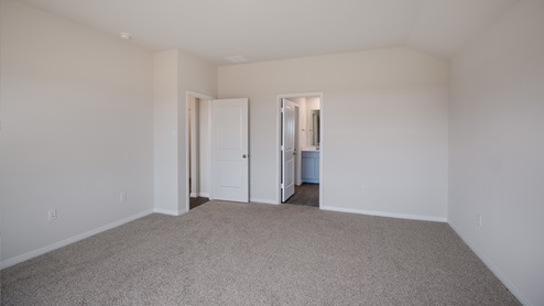 McClendon Floorplan 1264 spacious main bedroom with ensuite – Talavera in Kyle TX