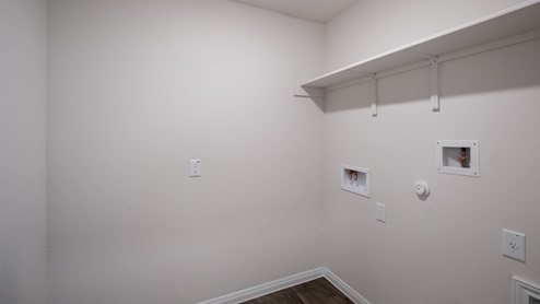 McClendon Floorplan 1264 utility room – Talavera in Kyle TX