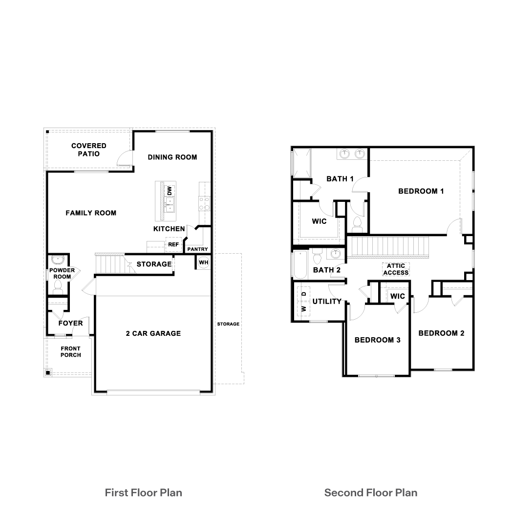 The Emma 2 Story Floor Plan