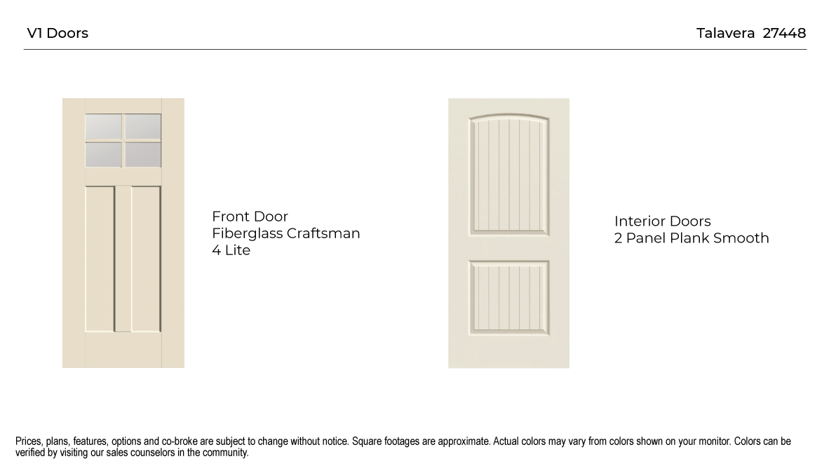 Talavera Door Selection
