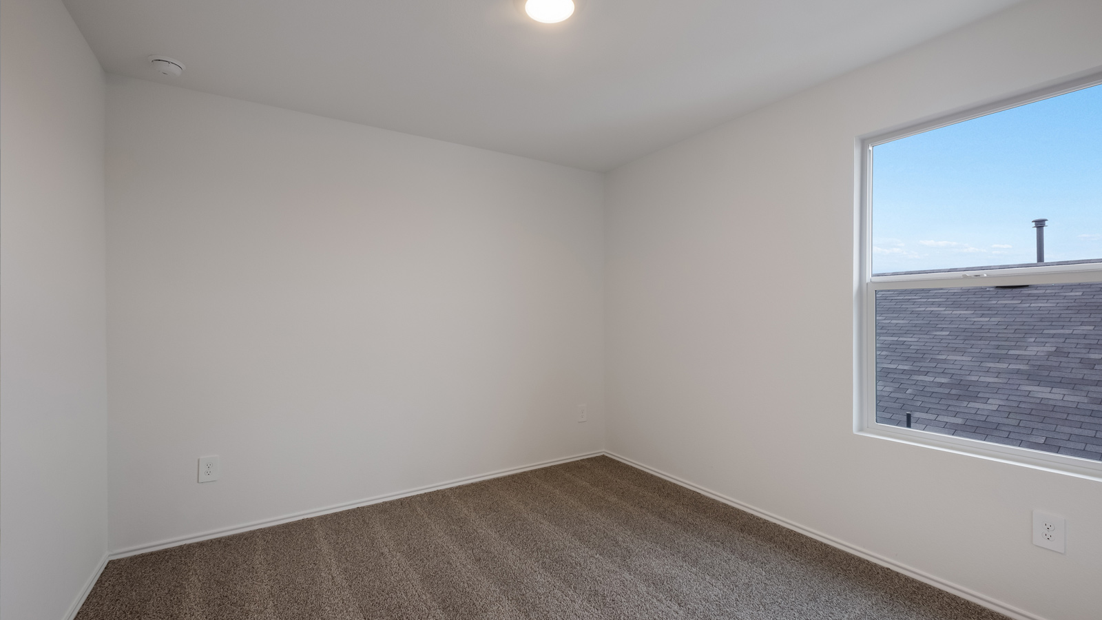 Interior bedroom with window