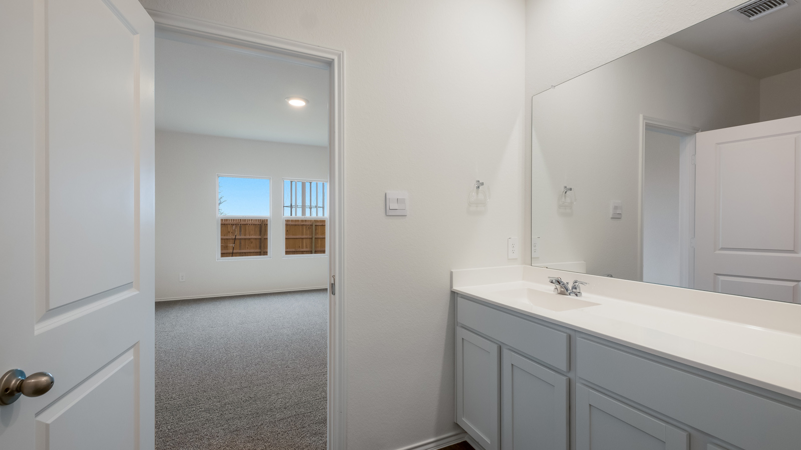 Interior bathroom with sink