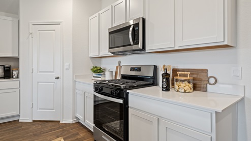 kitchen with stainless steel appliances