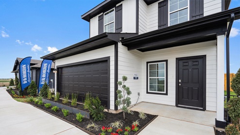 Modern Farmhouse front exterior - Durango in Mustang Ridge TX