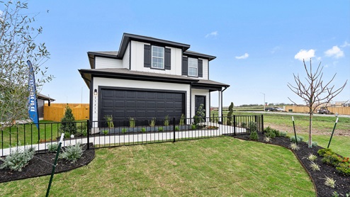 Modern Farmhouse front exterior - Durango in Mustang Ridge TX