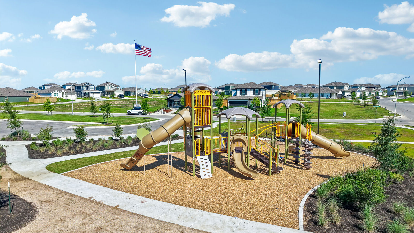 Playground at Durango in Mustang Ridge, TX.