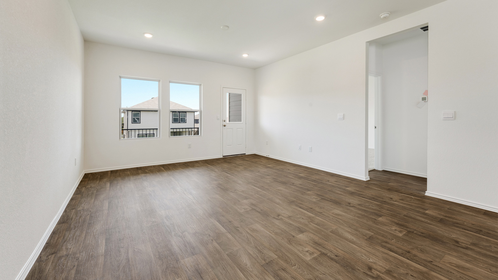 Spacious living area.