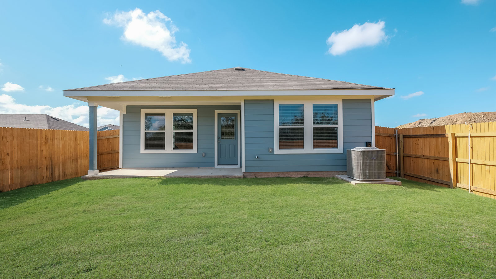 The Taylor Floorplan - B Elevation at Durango in Mustang Ridge, TX.