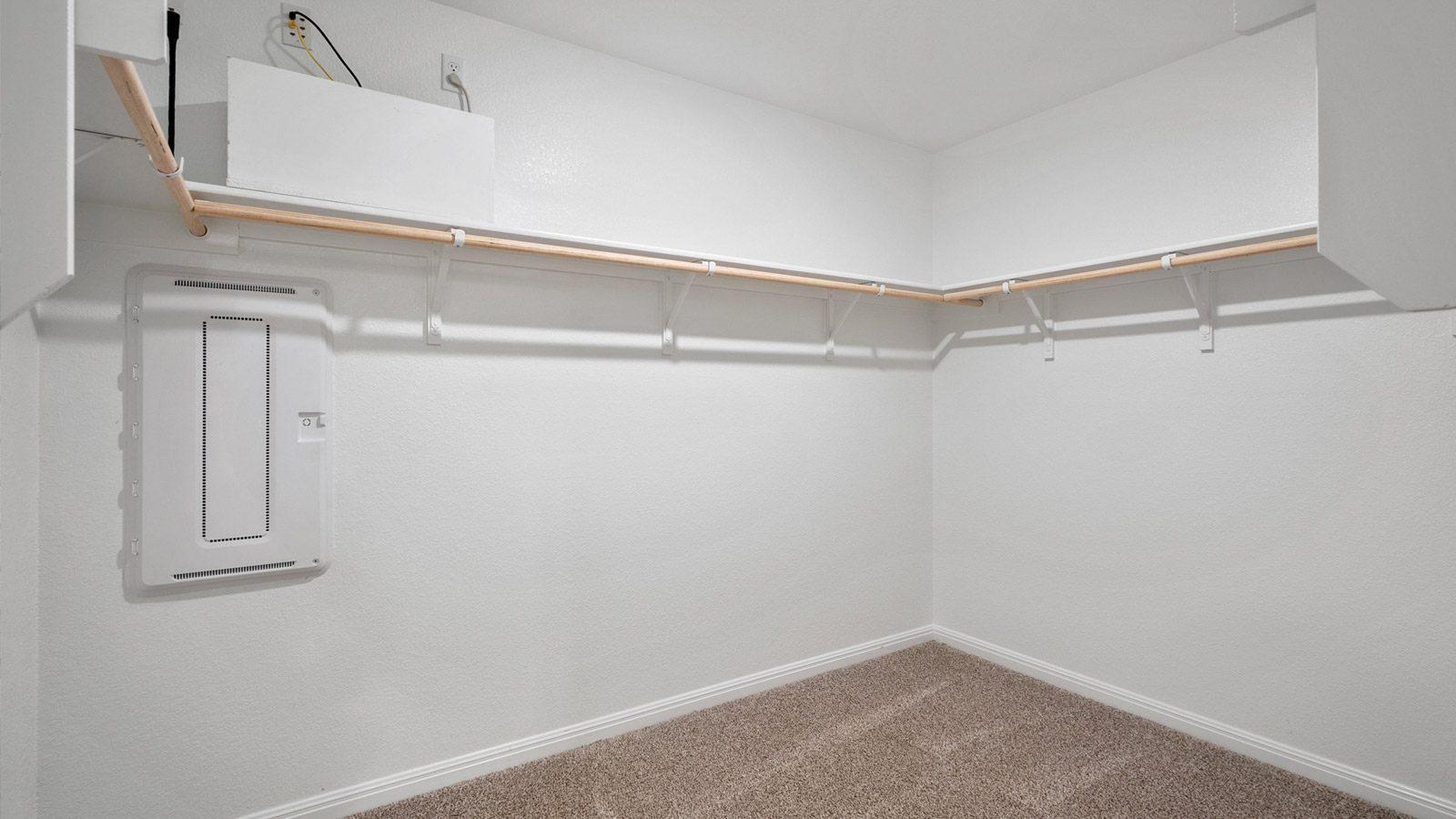 Interior walk-in closet