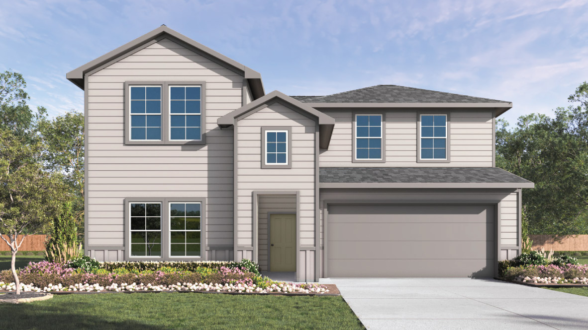 Rendering of new build home.
