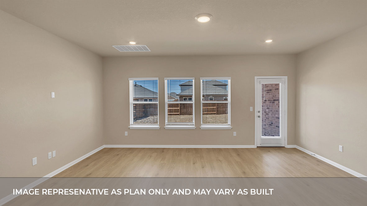 Interior living area with large windows