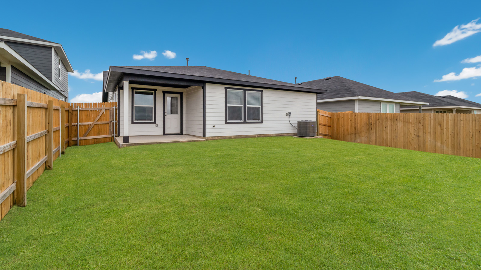 Back ecterior of the Baxtor floorplan.