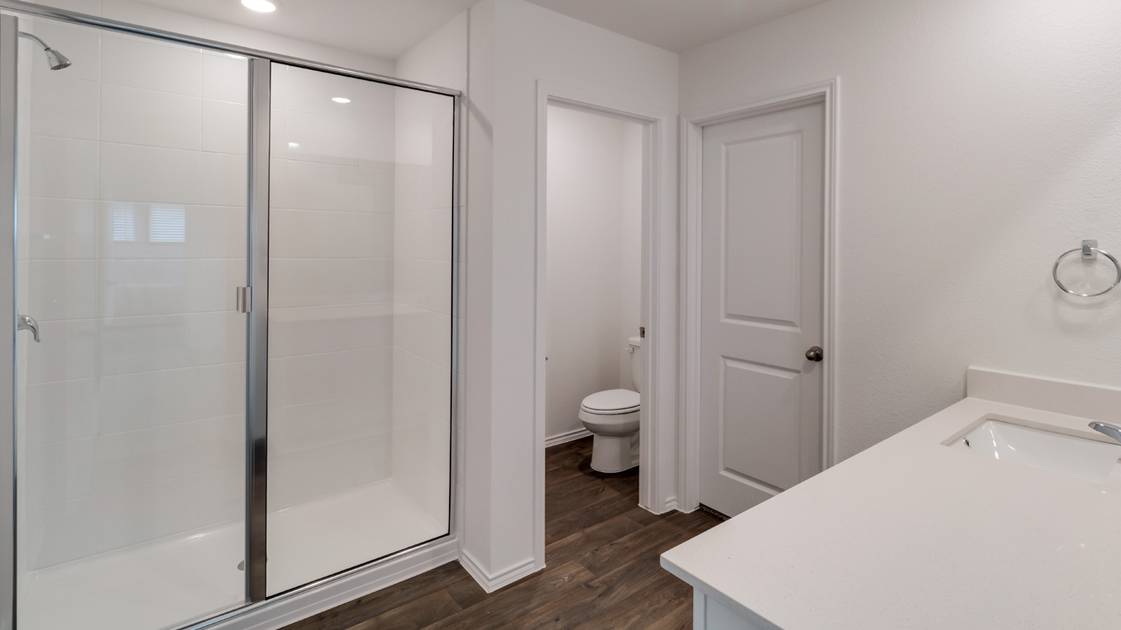 Bathroom 1 with walk-in shower.