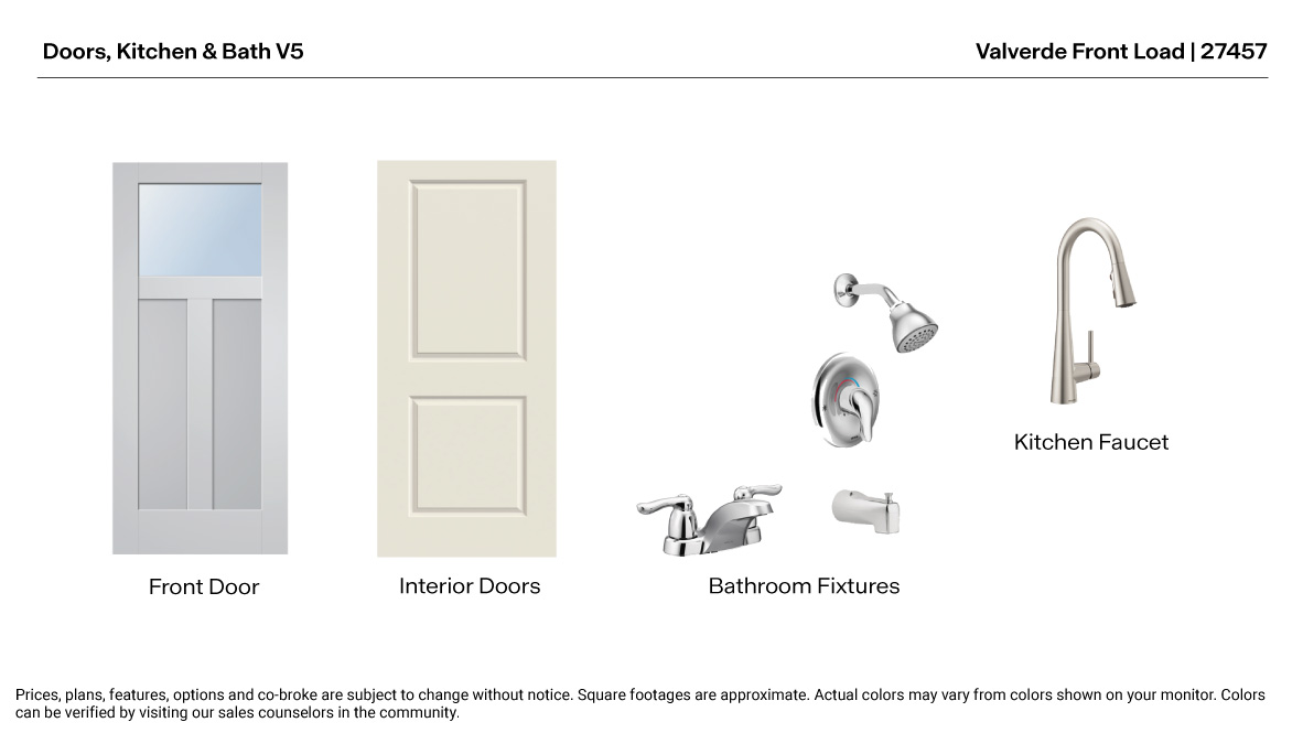 Doors & fixtures.