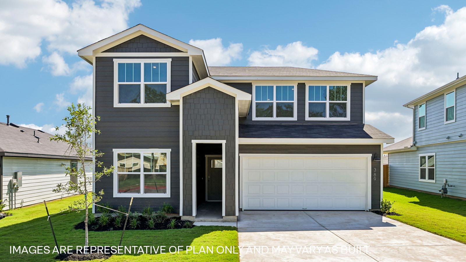 The Mitchell Floorplan at Valverde- Elevation H in Bastrop, TX