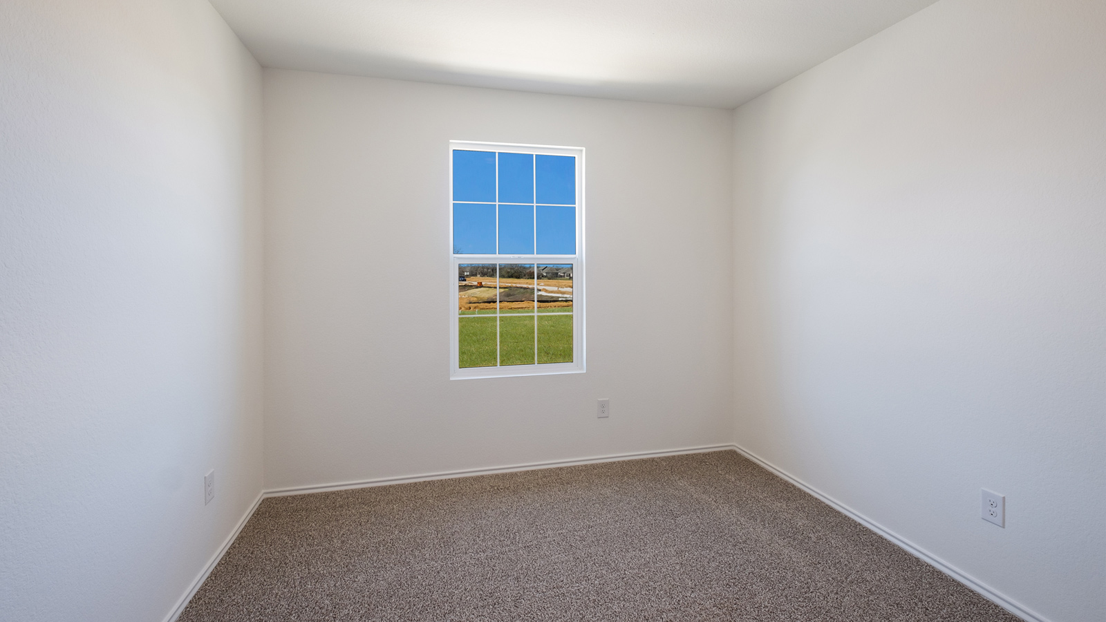 Second bedroom, flex, office, study, library, entertainment, game, craft room in this Valverde  new home