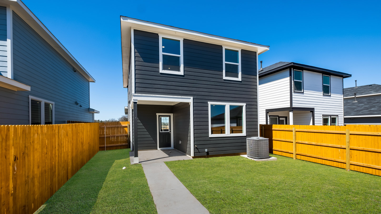 Back exterior of the Camille floorplan.