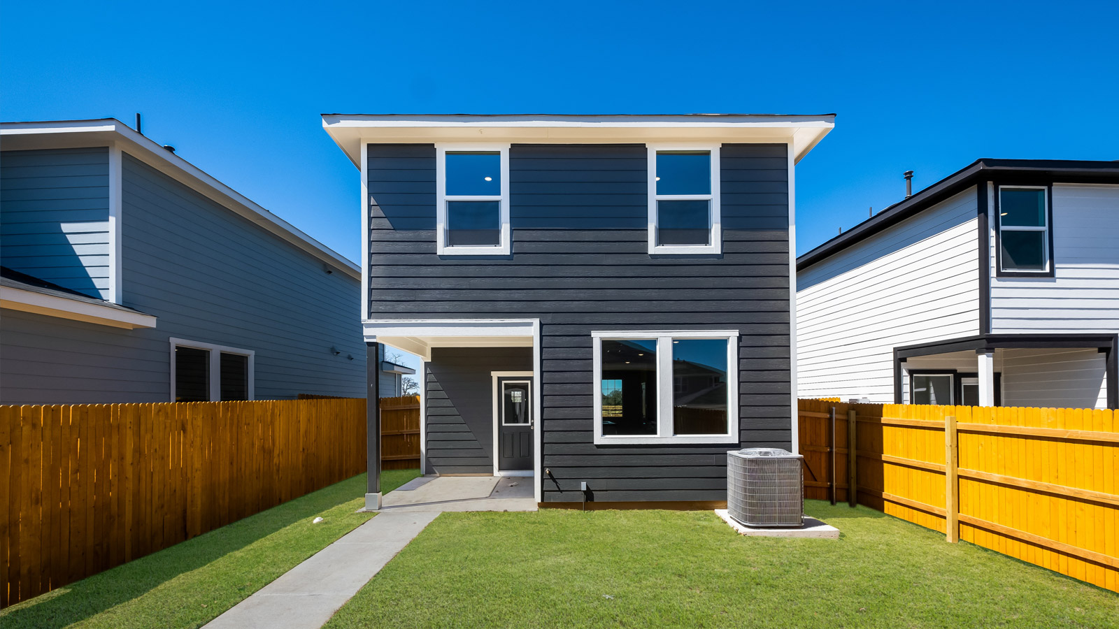 Back exterior of the Camille floorplan.