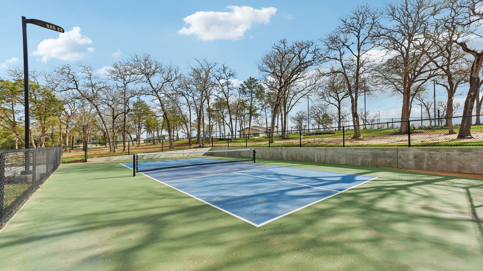 Pickleball at Valverde in Bastrop, TX.