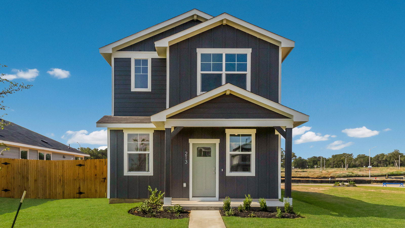The Buchanan floorplan at Valverde in Bastrop, TX.