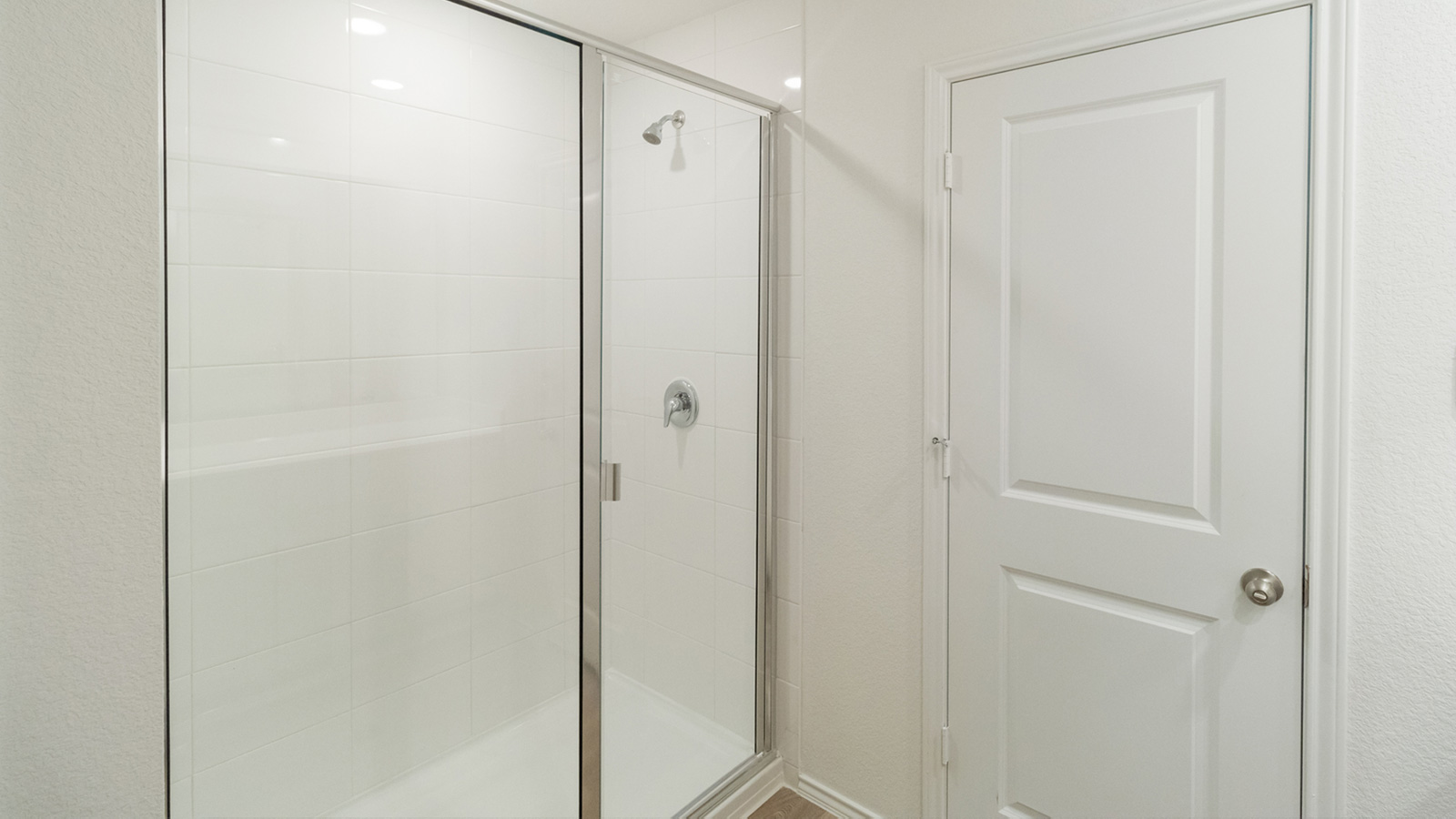Bathroom 1 with walk-in shower.