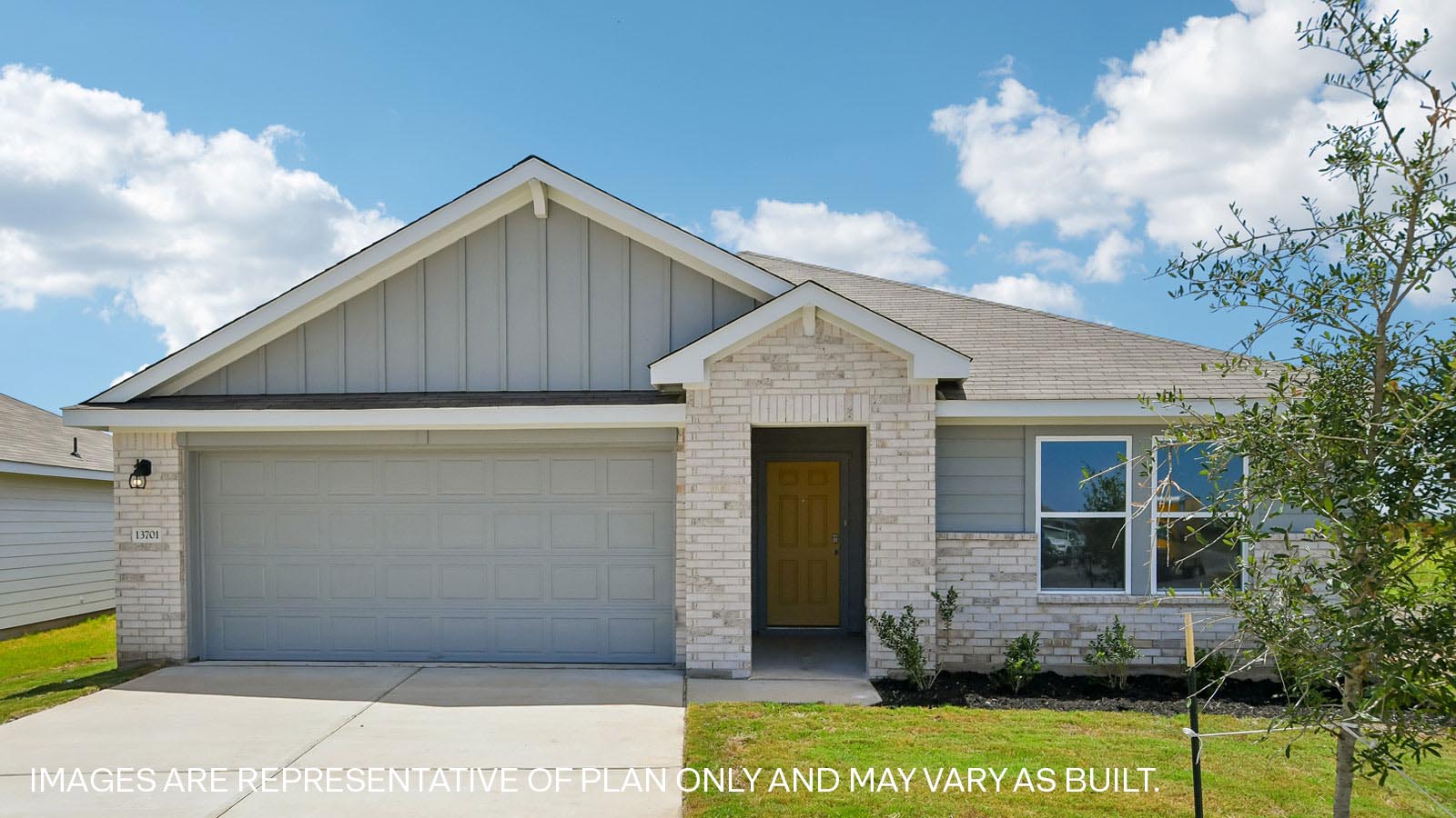 The Justin floorplan - I Elevation.
