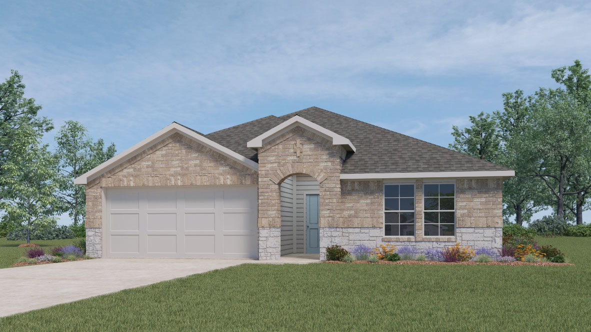 Exterior of New Build Home.