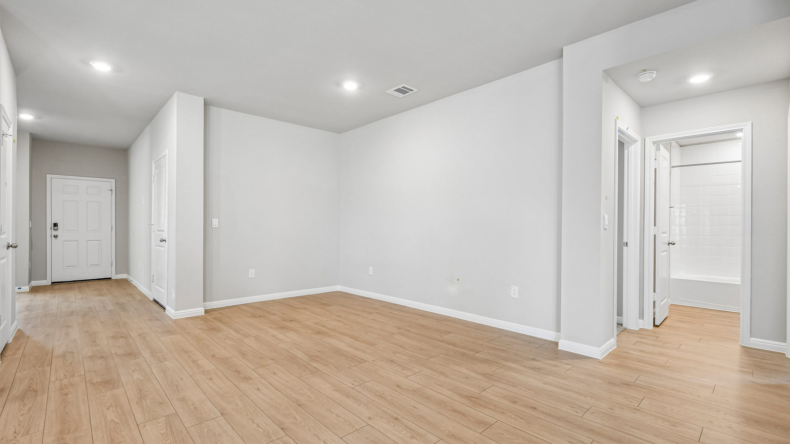 The Lakeway floorplan at Carillon in Manor, TX.