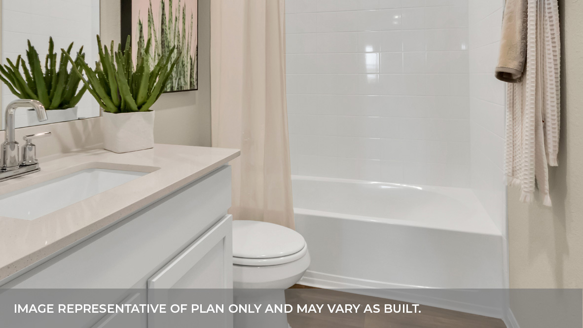 Bathroom 3 with tub.