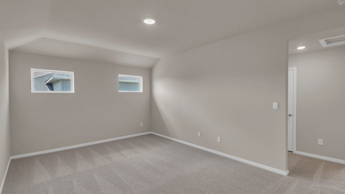 Loft, secondary bedrooms, modern upstairs features living, sleeping, bathroom areas for remote work, gaming, study, or visitors