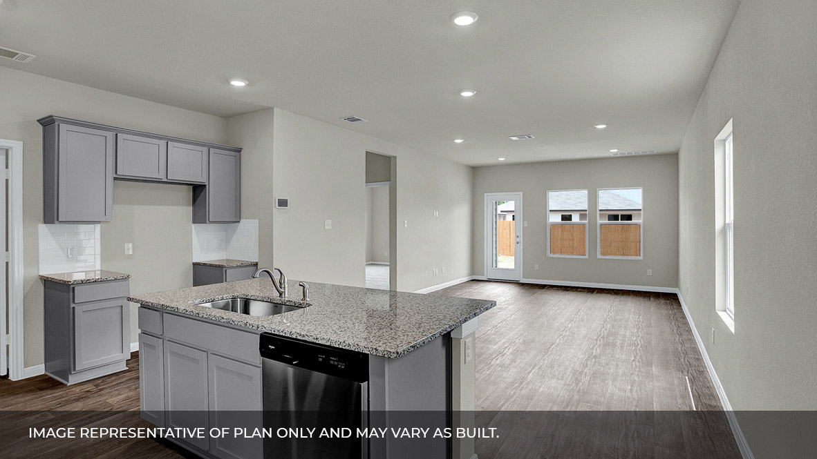 Modern kitchen with an island