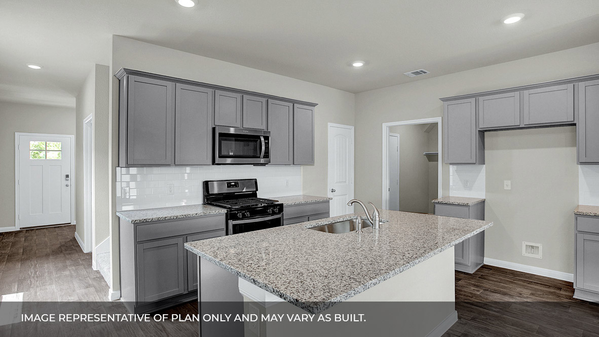 Modern kitchen with an island