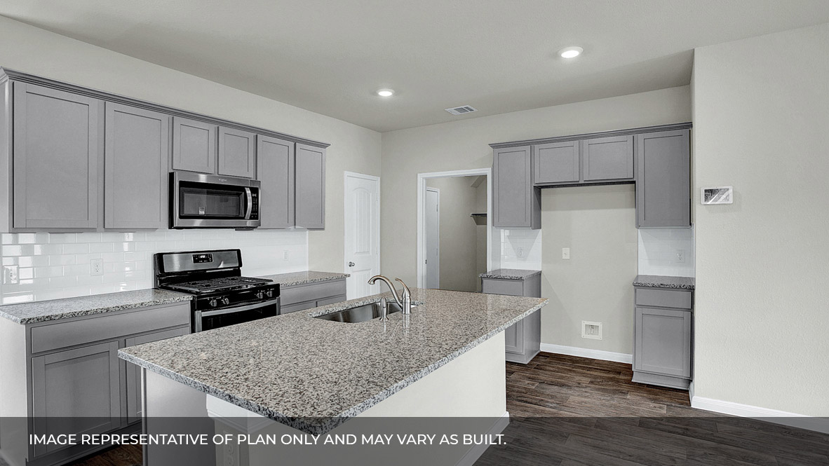 Modern kitchen with an island