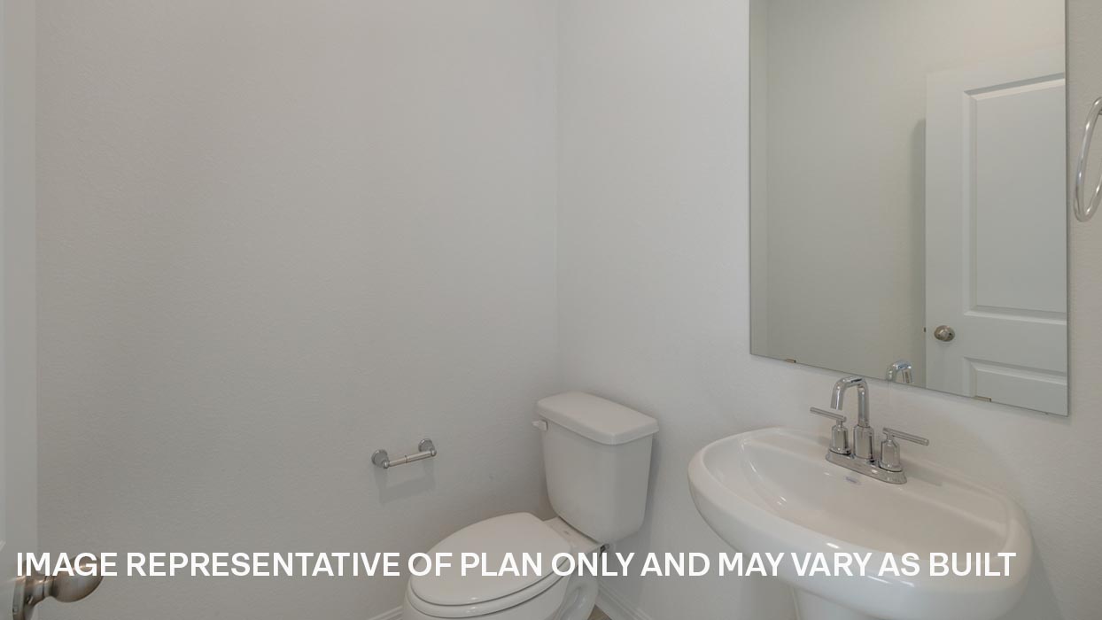 First floor powder bath