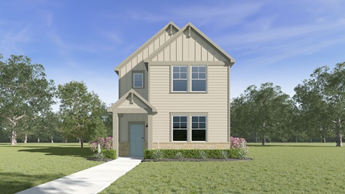 Blanco Front Exterior Rendering - Two Story - Elevation F