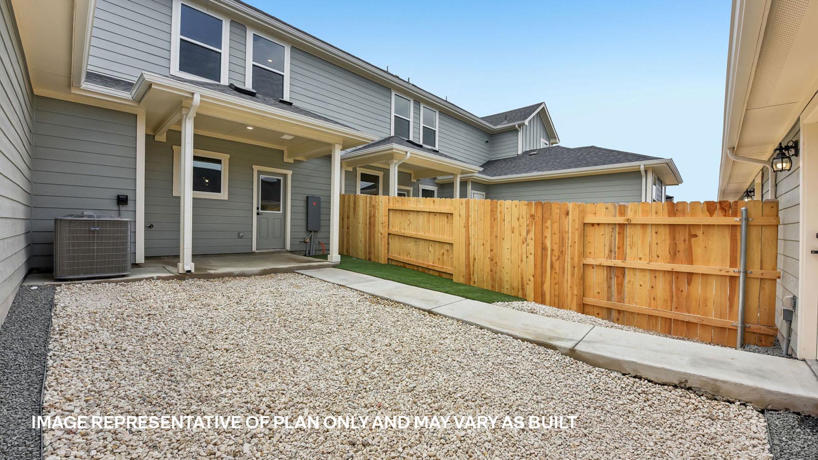 The Wicklow Back Exterior Townhomes