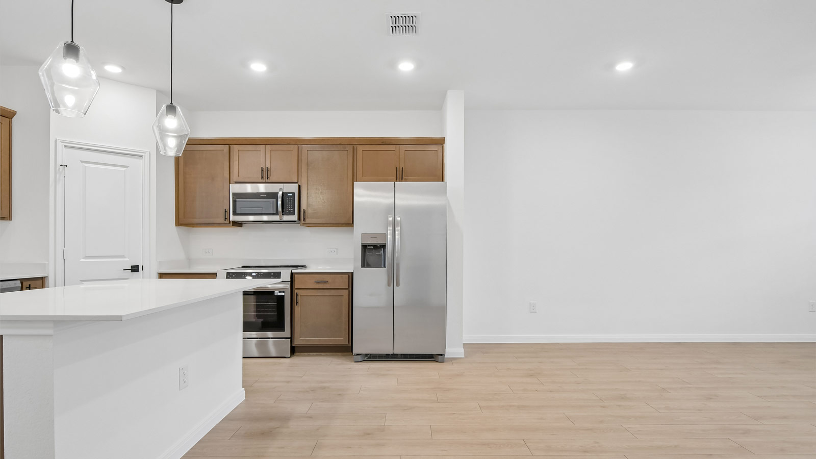 Open concept living area.