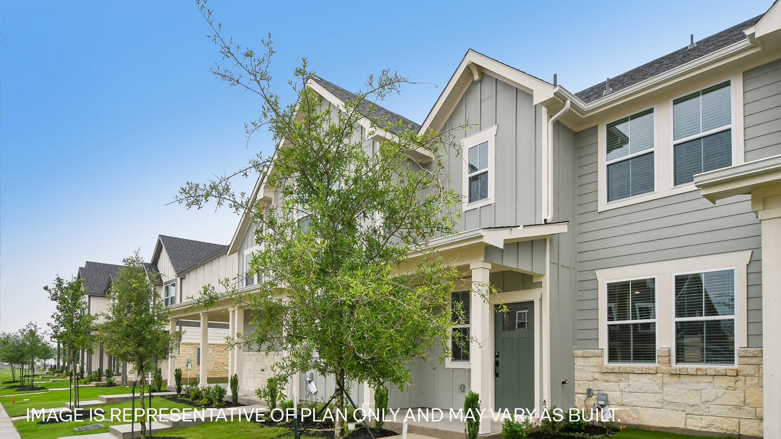 Exterior of new build home.