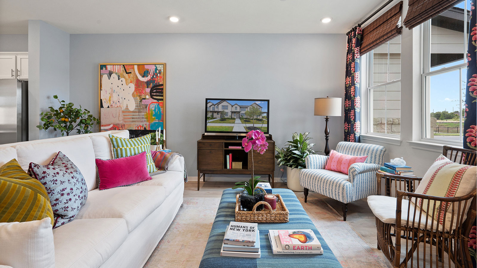 Open concept living area.