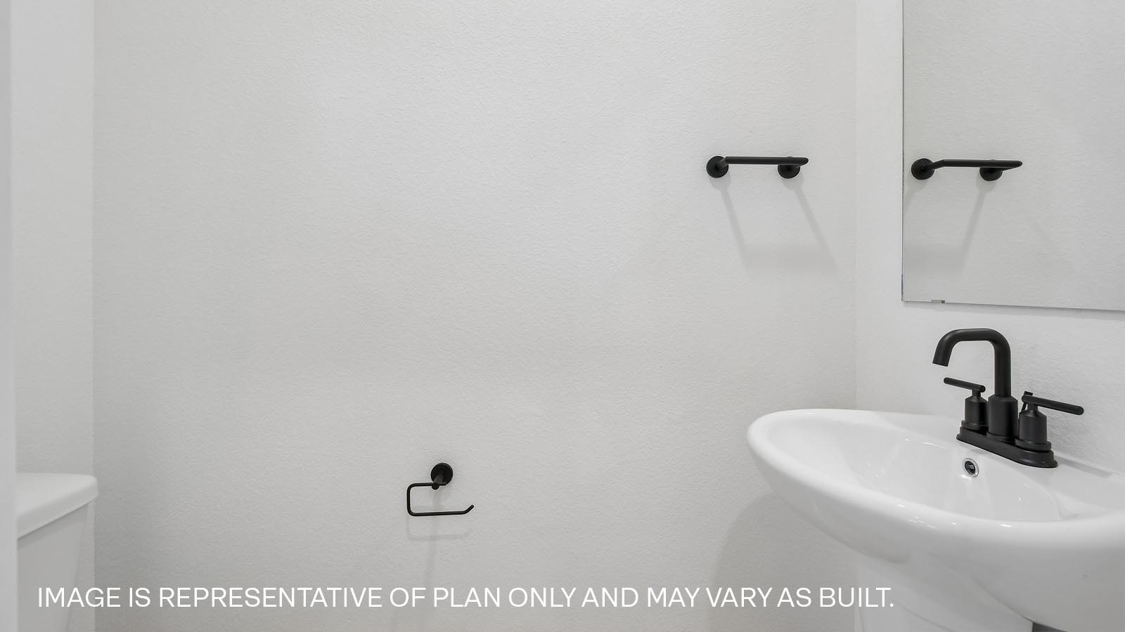 First floor powder bathroom