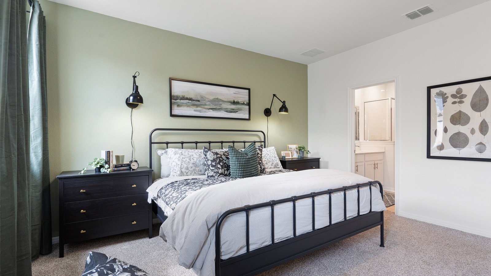 Primary bedroom view.