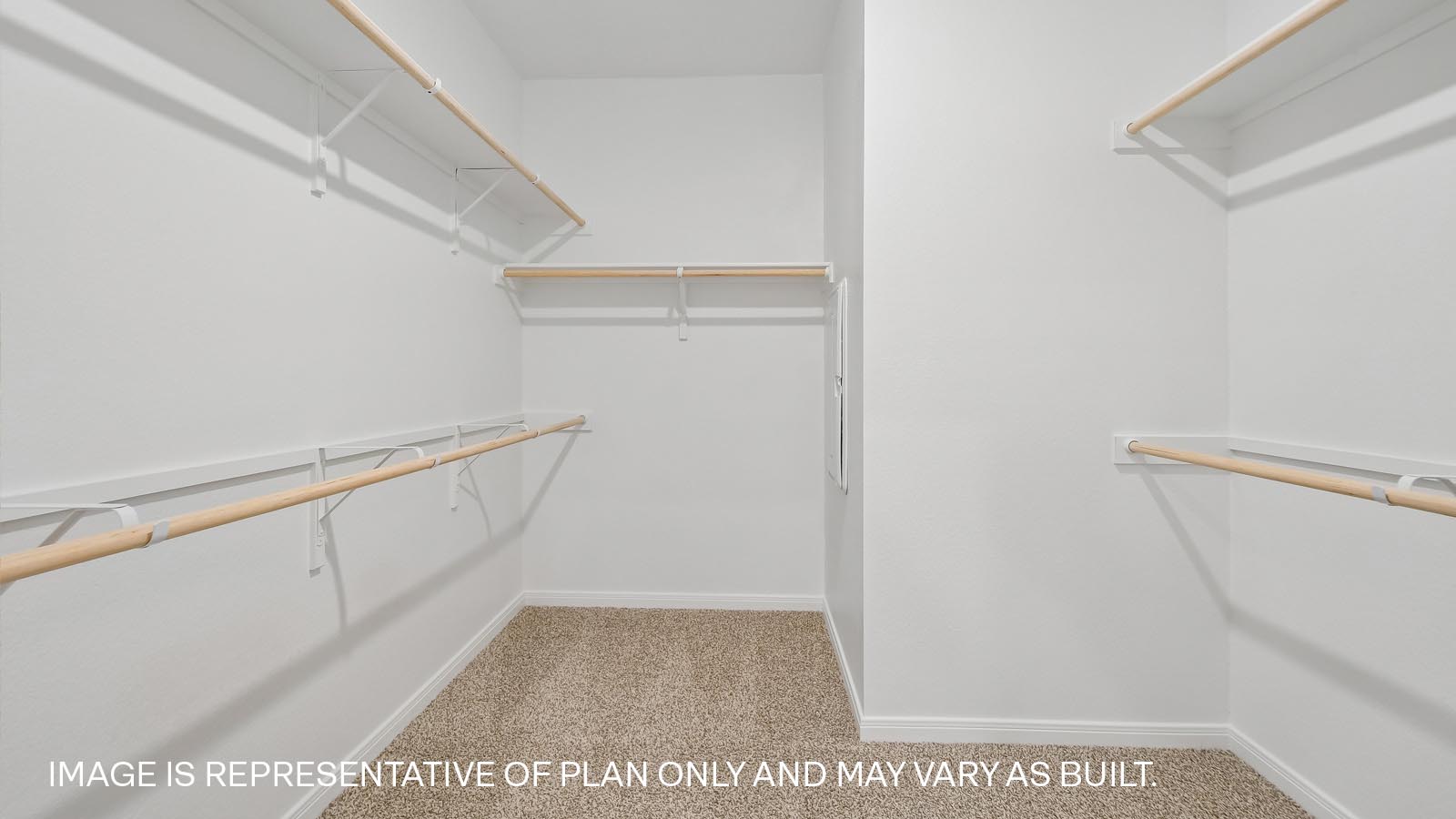 Closet in bedroom 1.
