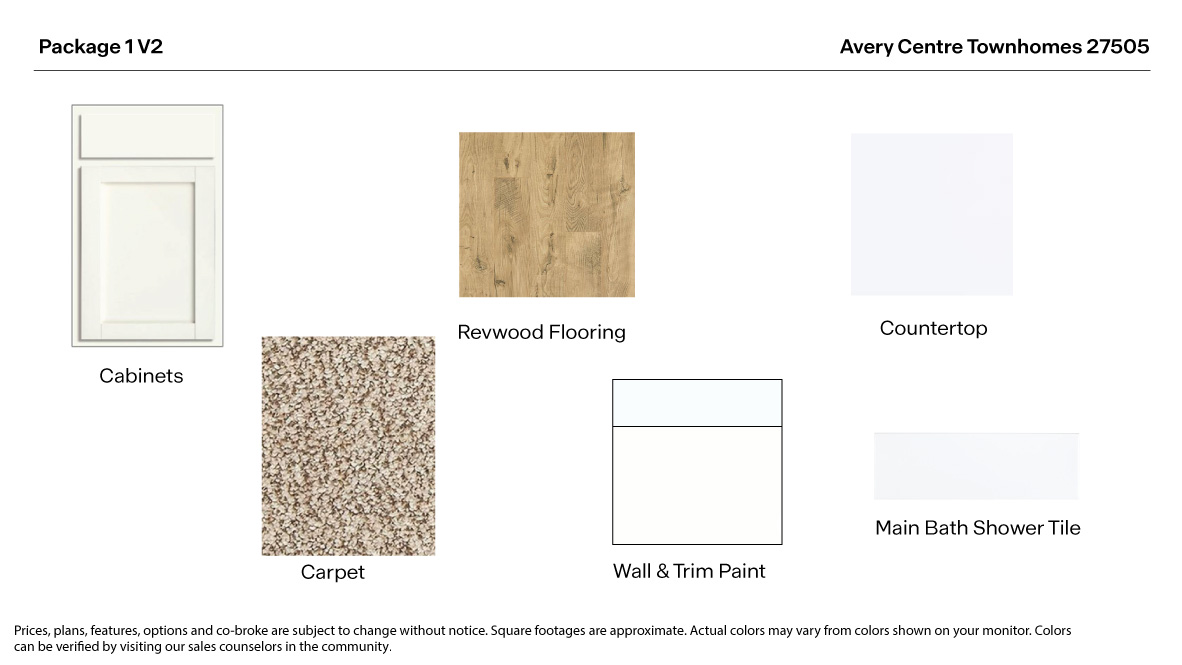 Avery Centre Product Package