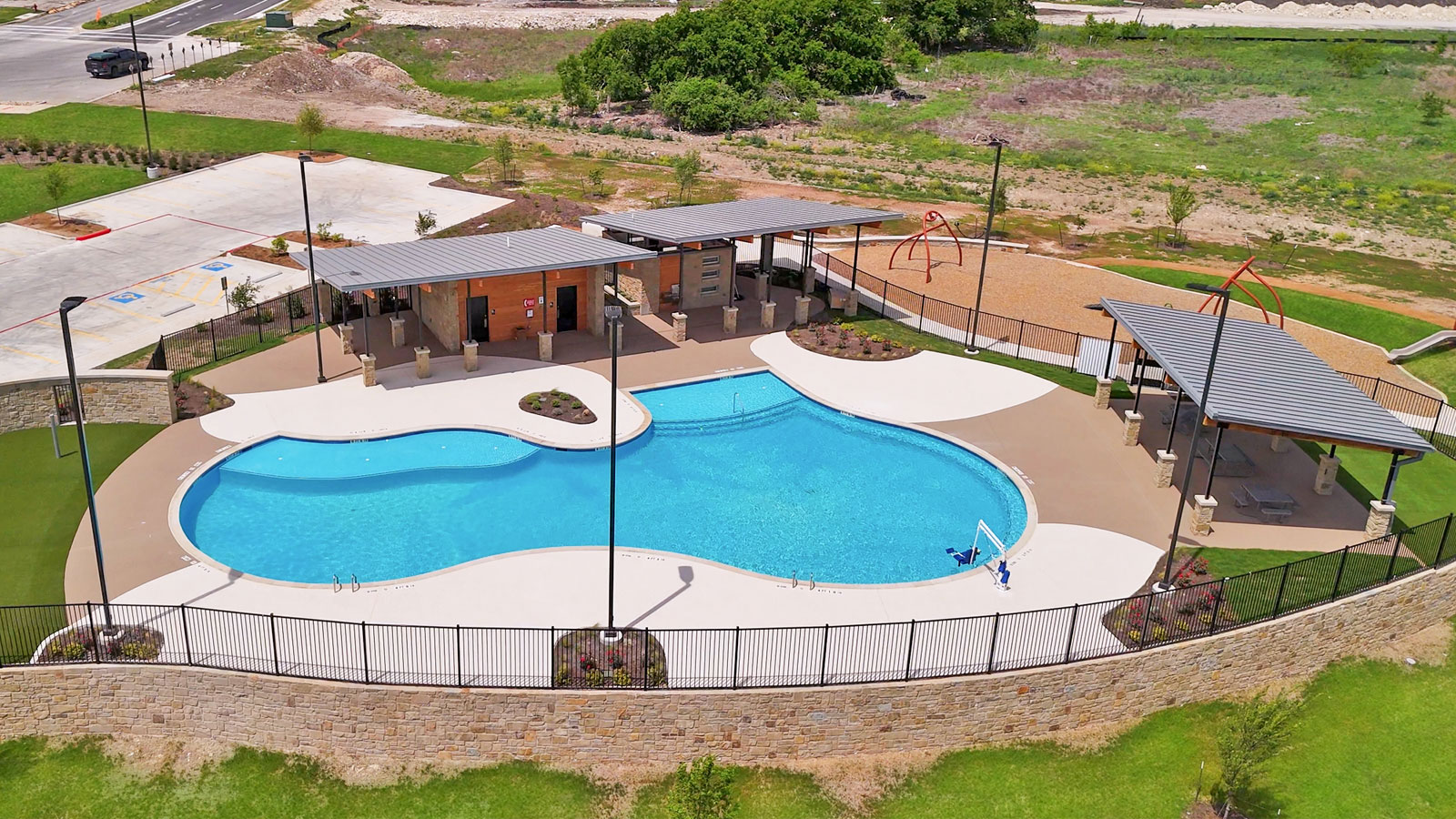 Pool at Avery Centre in Round Rock, TX.