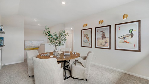 Simple upper floor landing with neutral tones and natural light.